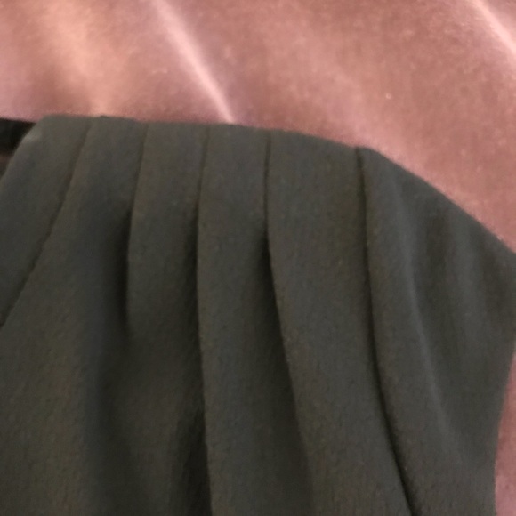 Reiss Black Crepe Dress. High/low. Shoulder Detail - Picture 7 of 8